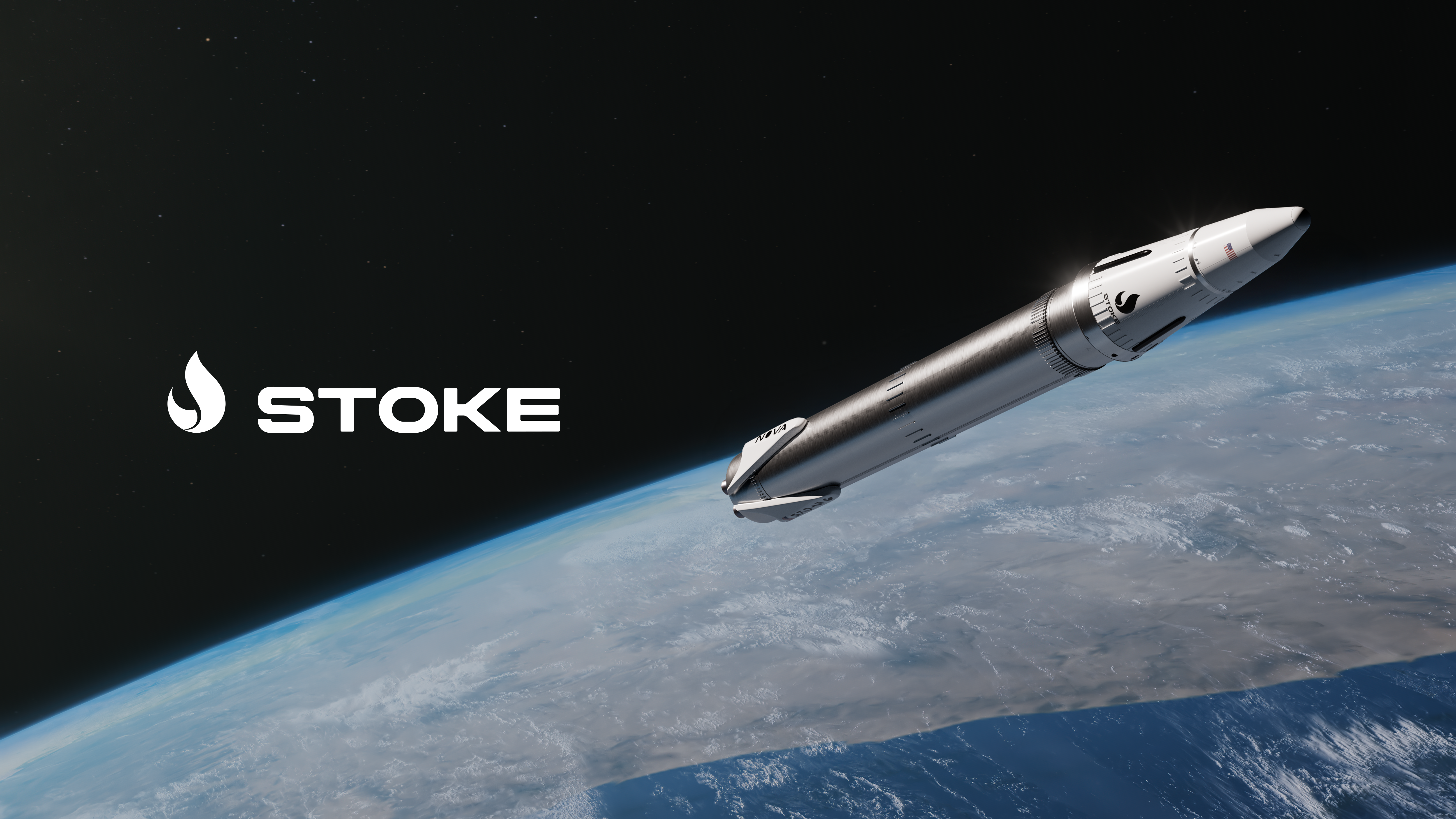 A rendering of Stoke's Nova rocket